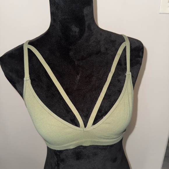Free People Other - Free People Olive Green Bralette Sz.M/L